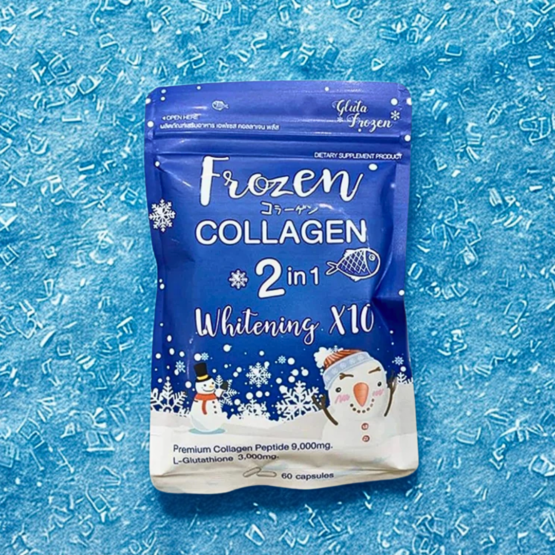 Frozen Collagen 2 in 1 Whitening x10 60 Capsules Frozen Collagen 2 in 1 Whitening x10 60 Capsules